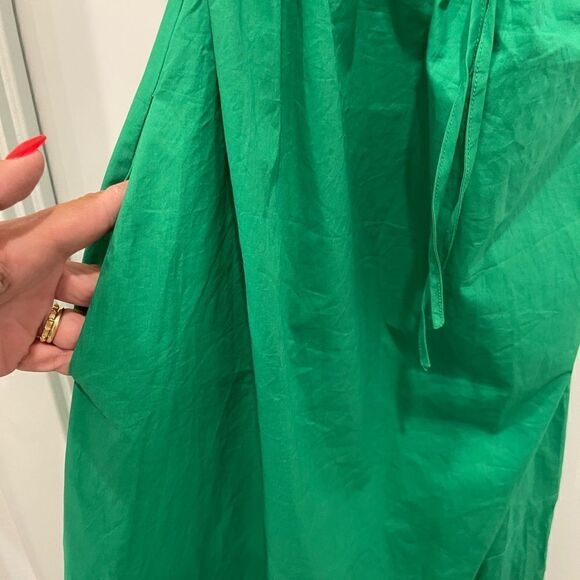 Nicholas Baylee Cut-Out Pockets Midi Dress in Green Emerald .Size 0 - Picture 10 of 15